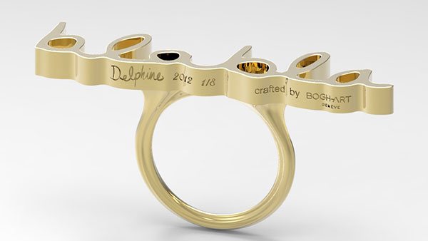 Delphine's Golden blabla Ring