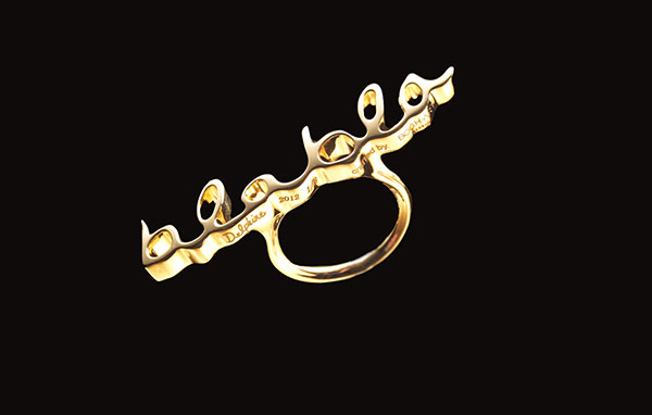 Delphine's Golden blabla Ring