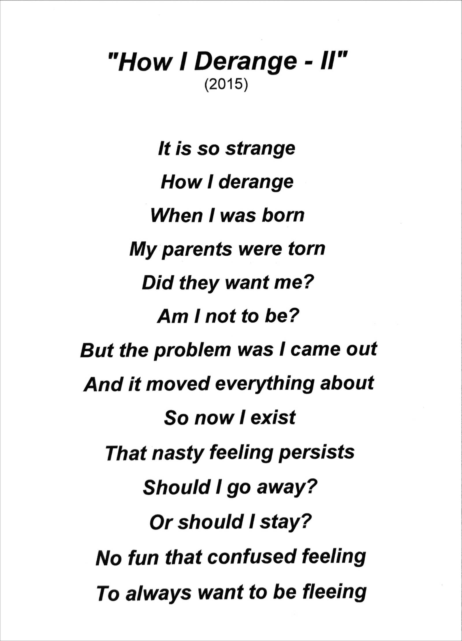 How I Derange II - Delphine Boël
